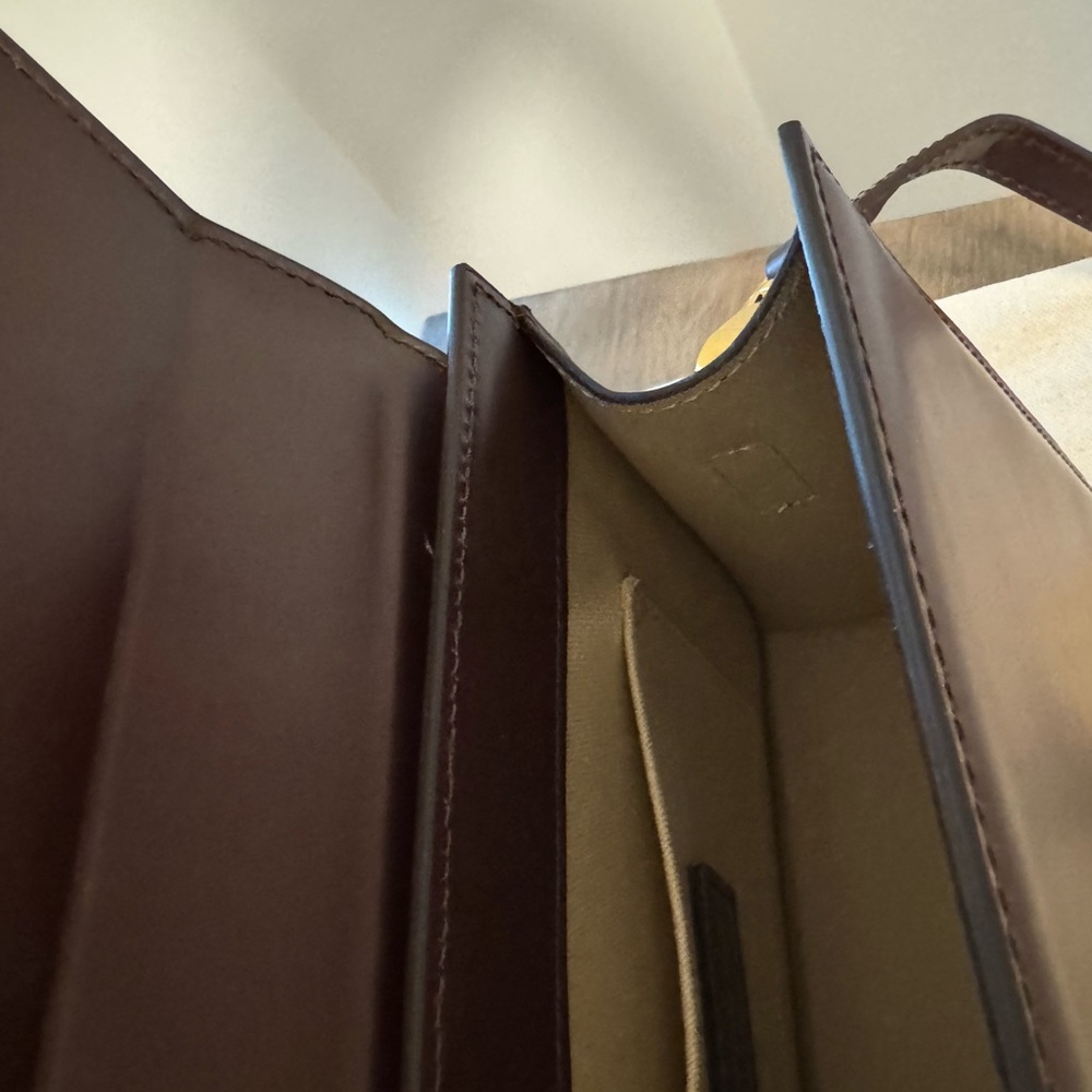 Jacquemus Dark Brown Leather Belt Bag
